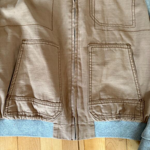 Anthropologie Hei Hei Excursion Bomber Jacket Women's L Coat Utility Collared - Picture 3 of 11